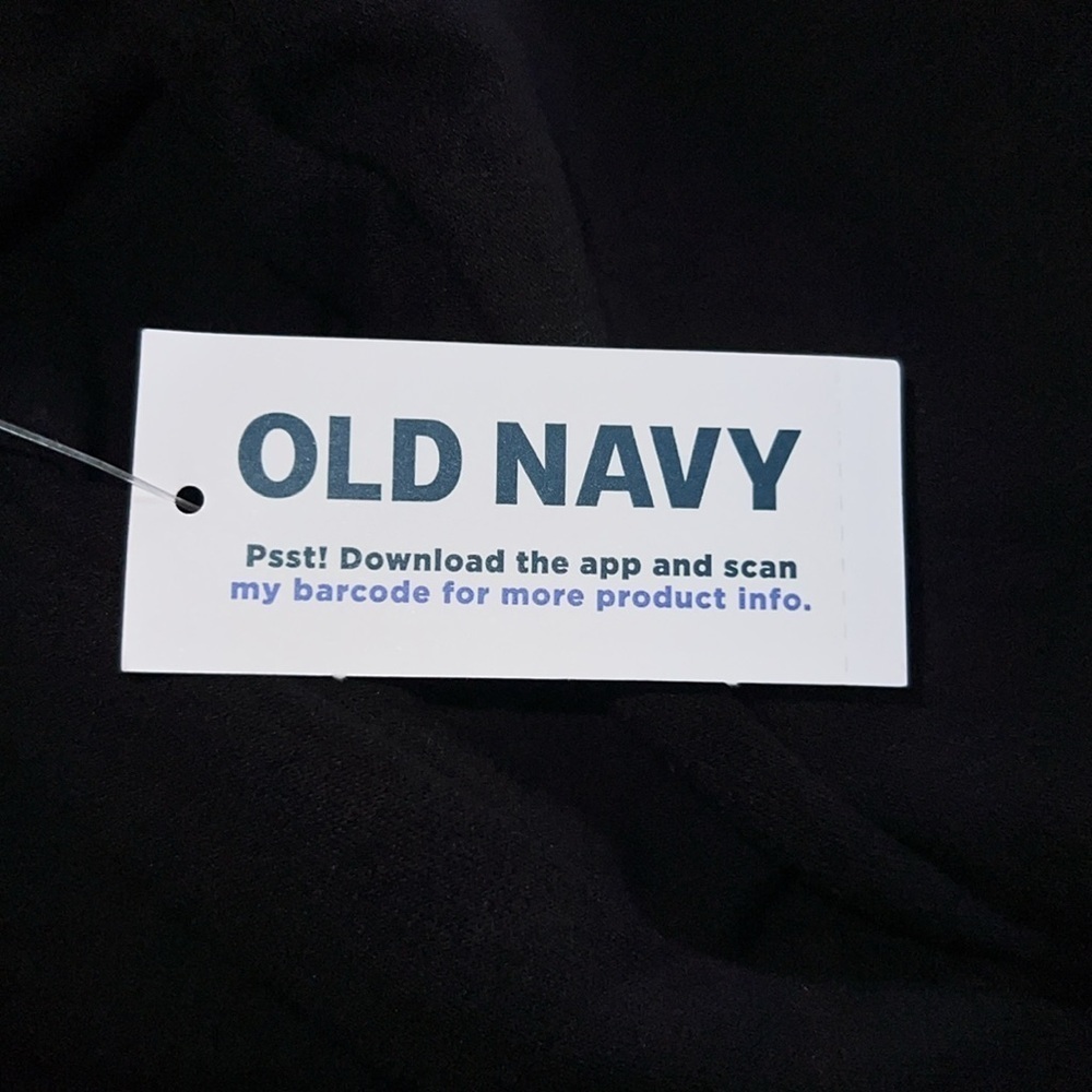 NWT Old Navy Women’s Pullover V-neck Black Hoodie AA2 - Picture 5 of 6